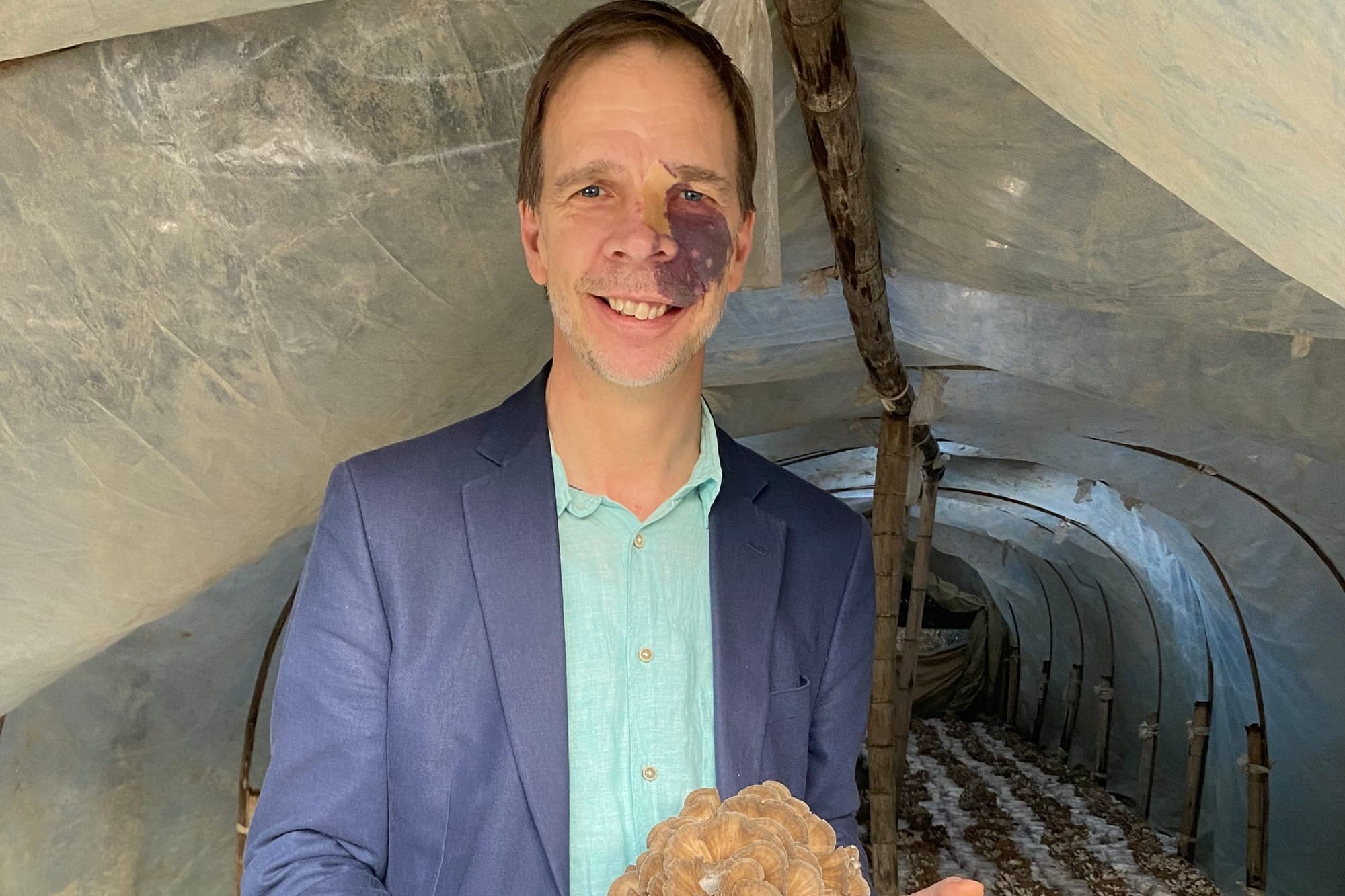 Martin Powell, guest at Margate Mushroom Festival. Photo: MM