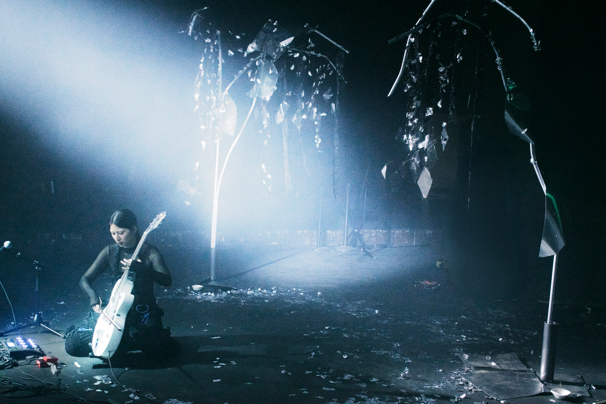 Japanese-born visual artist and composer Rieko recently performed at Quench. Photo: Quench 