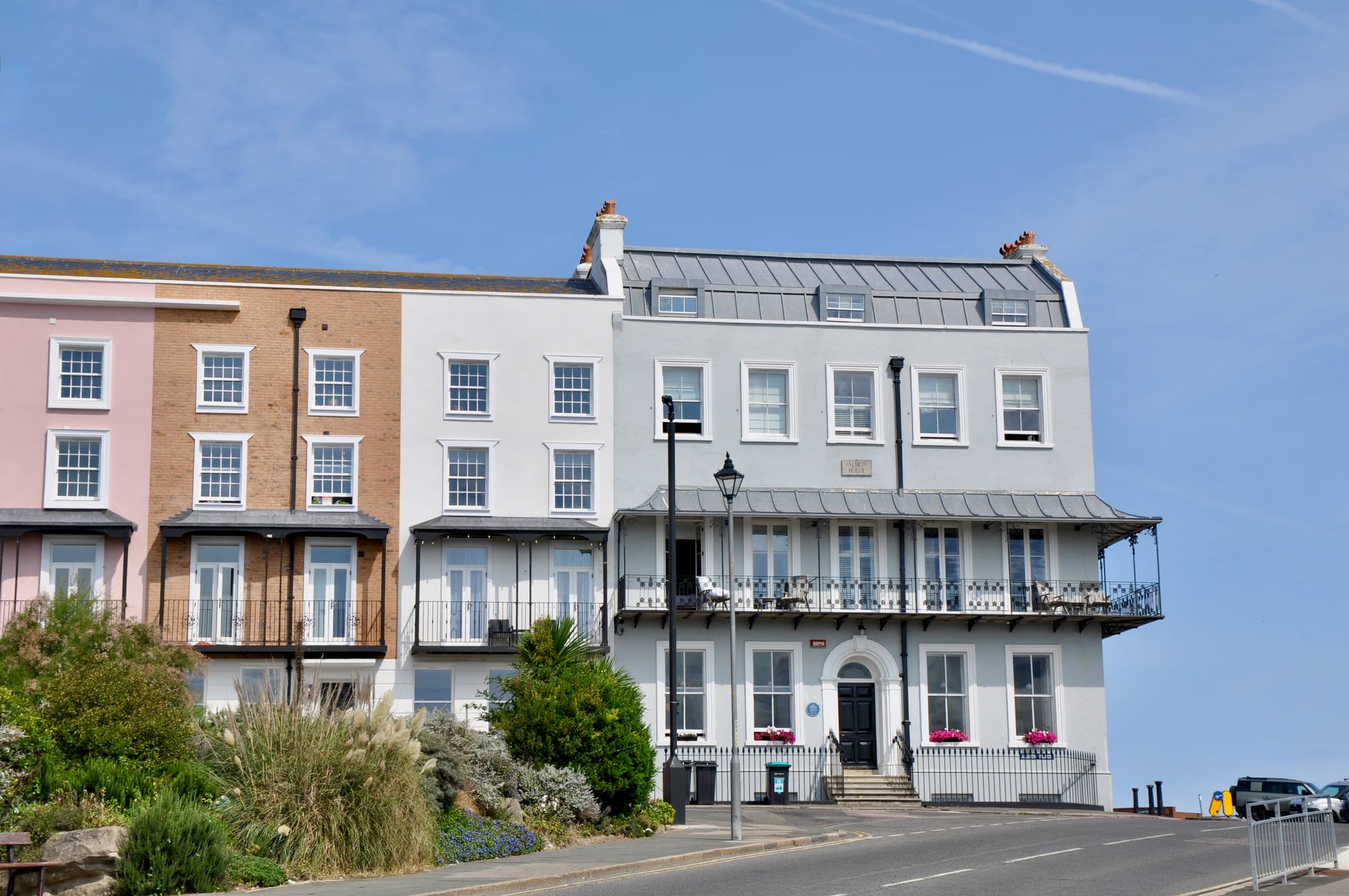 a large Georgian building