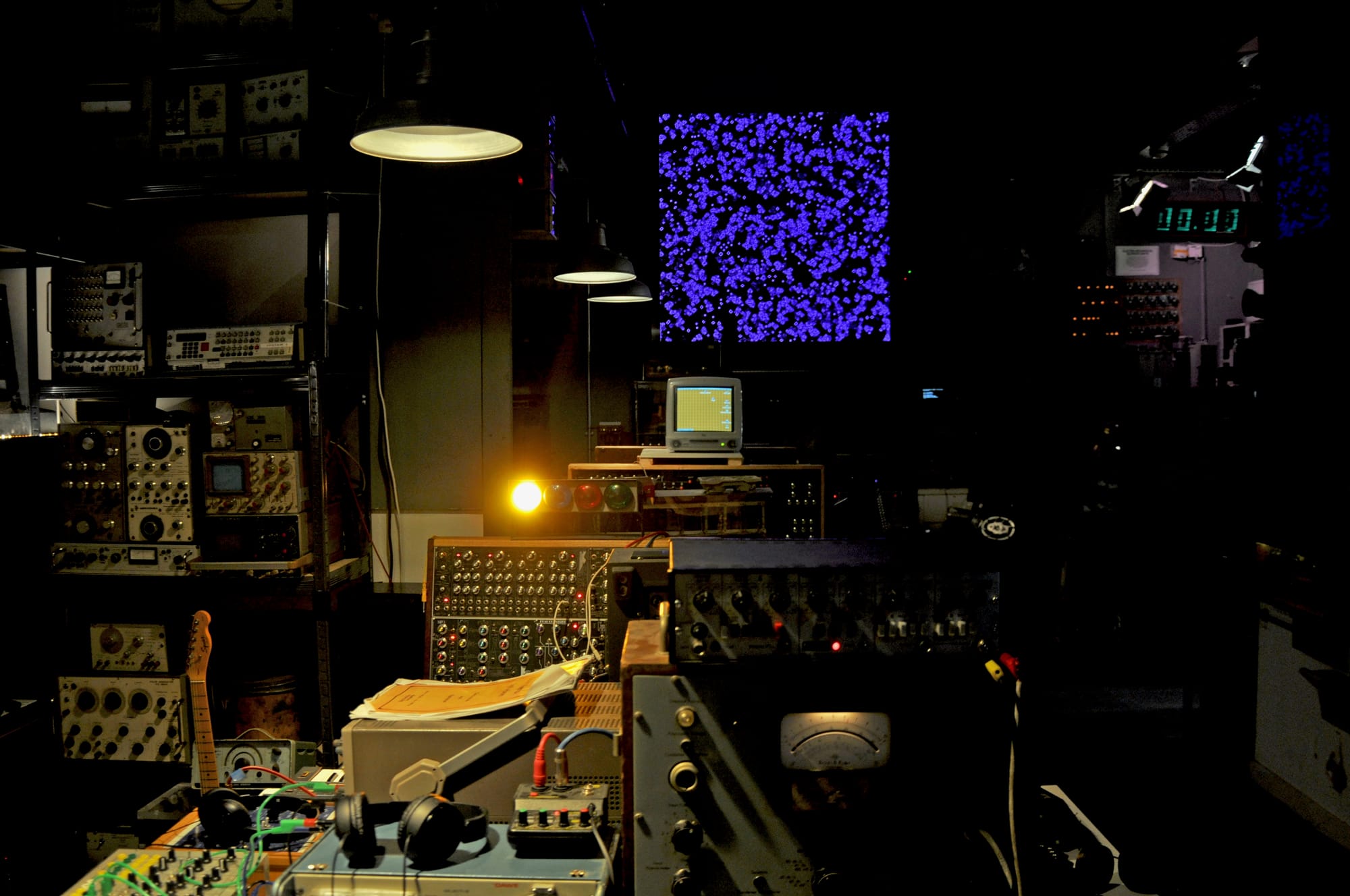 A room full of old technology