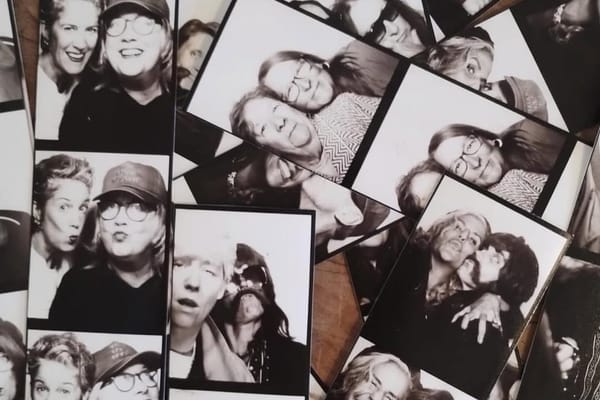 Bringing the back the joy of old-school photobooths, The Love Booth is on now. Photo: The Love Booth