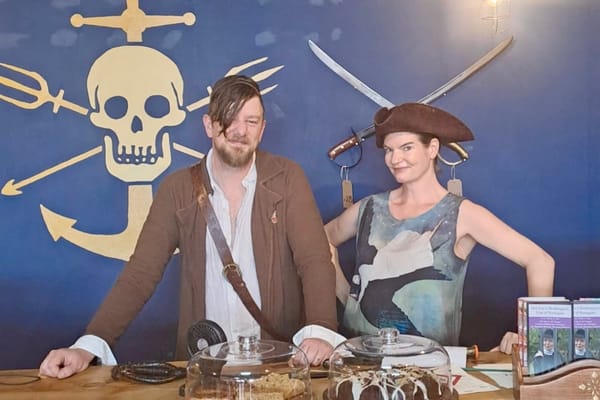 Plunder's captains Seb Reilly and Melissa Todd. Photo: Plunder